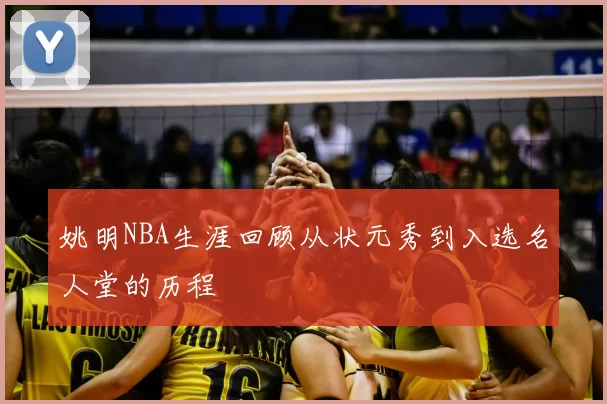 姚明NBA生涯回顾从状元秀到入选名人堂的历程